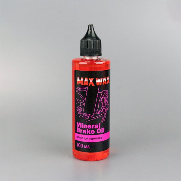 Масло минеральное для гидравлических тормозов MAX WAX Brake Oil, 100мл
