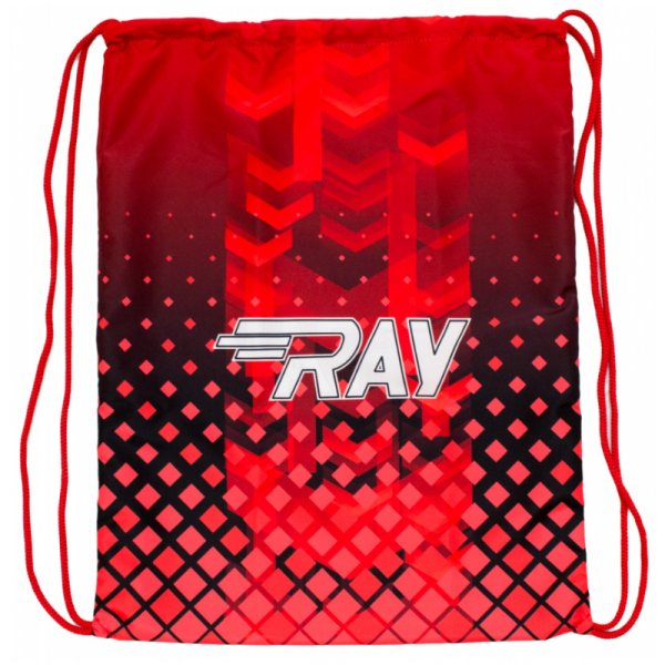 Сумка для обуви RAY принт вектор 2 красный