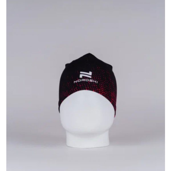 Шапка Nordski Pro Black/Red (one size)
