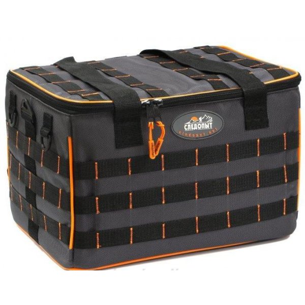 Сумка рыболовная СЛЕДОПЫТ Base Lure Bag XL, 38х26х25 см, цв. серый + 5 коробок УЦЕНКА!!!