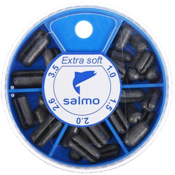 Грузила Salmo EXTRA SOFT малый 5 секц. 1.0- 3.5г 060r набор 4
