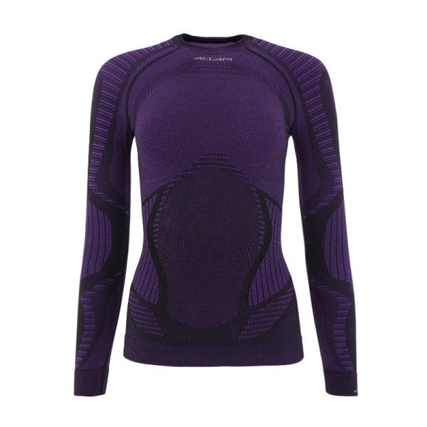 Футболка женская с длинным рукавом Accapi X-Country Long Sleeve T-Shirt W Black/Purple (US:XS/S)