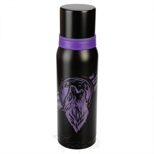 Термос N.TM-047-LW 1200ML Волк (2 крышки-кружки) NISUS