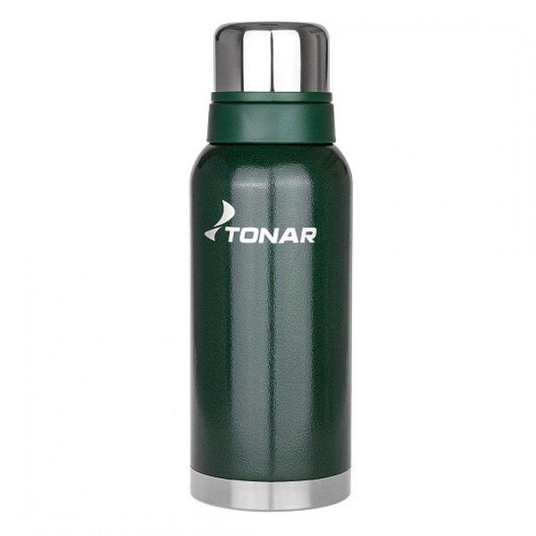 Термос 750ML с ситечком зеленый (2 крышки-кружки)