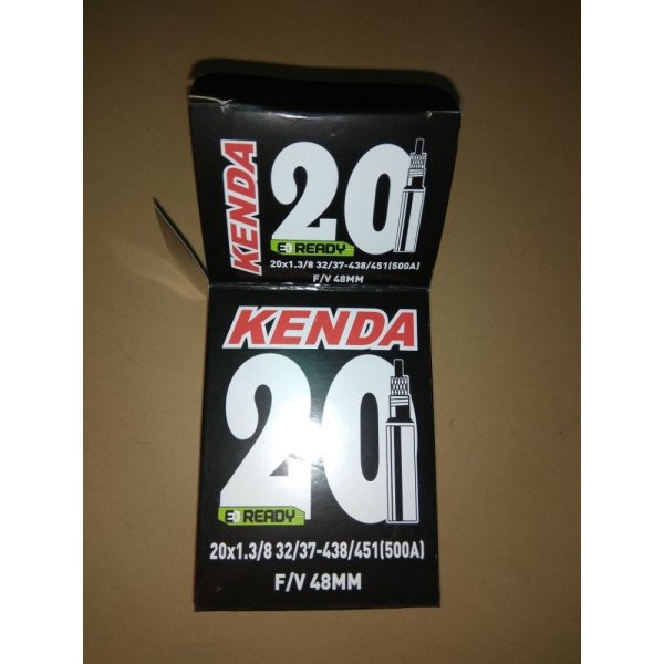 Велокамера 20 х 1,3/8 (32/37-438/451) KENDA спорт 48мм (арт.5-511229)