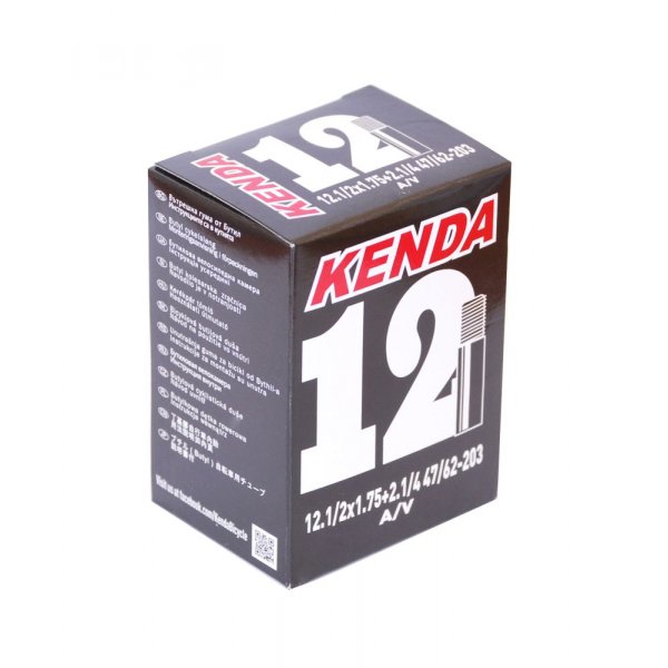 Велокамера 12 х 1,75/2,125 KENDA прямой вентиль (арт.511301)