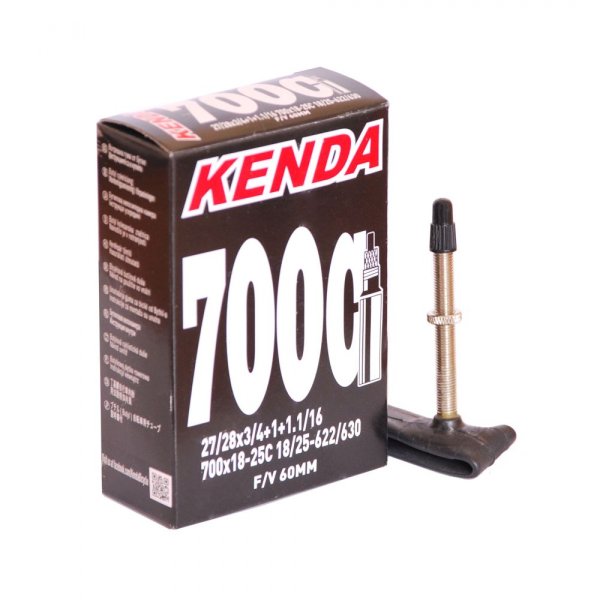 Велокамера 28 700 x 18/25C KENDA F/V-60 мм вентиль Presta (арт.511491 / 516490)