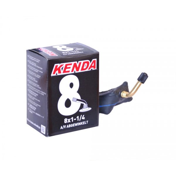 Велокамера 8 х 1,1/4 KENDA с загнутым нипелем (арт.510109)