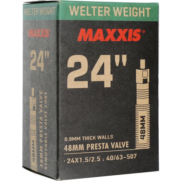 Велокамера 24 х 1,50/2,50 MAXXIS Welter Weight LSV FV/48, 0.8mm