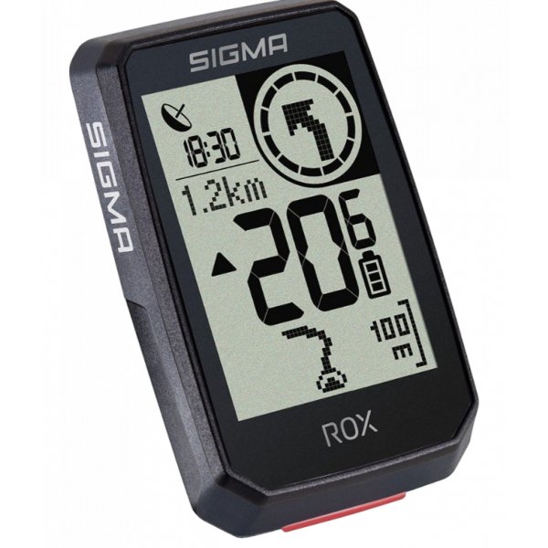 Велокомп. 4-001050 ROX 2.0 (Black) 14 функций, GPS, BLUETOOTH (Android, IOS) черный SIGMA NEW
