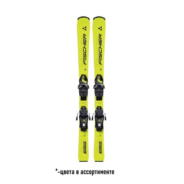 Горные лыжи с креплениями FISCHER CURV JR JRS + FS4 CA JRS (100см)