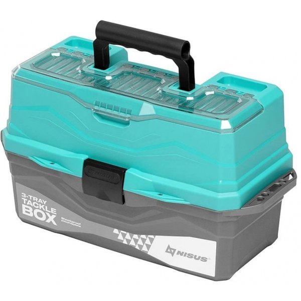 Ящик для снастей Tackle Box трехполочный NISUS бирюзовый (N-TB-3-Т)