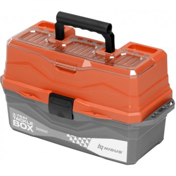 Ящик для снастей Tackle Box трехполочный оранжевый NISUS (N-TB-3-O)