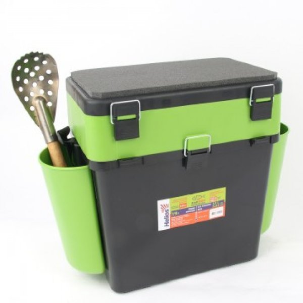 Ящик зимний FishBox (19л) зеленый Helios