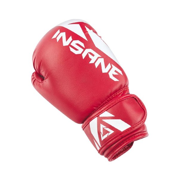 Перчатки боксерские INSANE MARS IN22-BG100, ПУ, красный,  8 oz