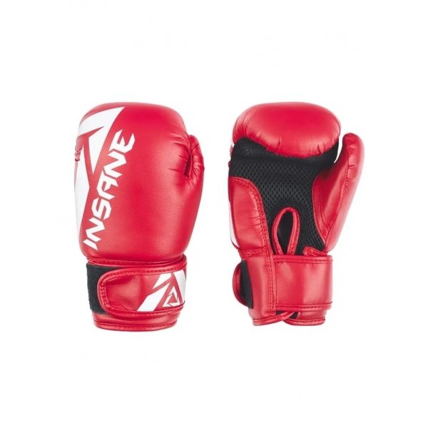 Перчатки боксерские INSANE MARS IN22-BG100, ПУ, красный, 10 oz