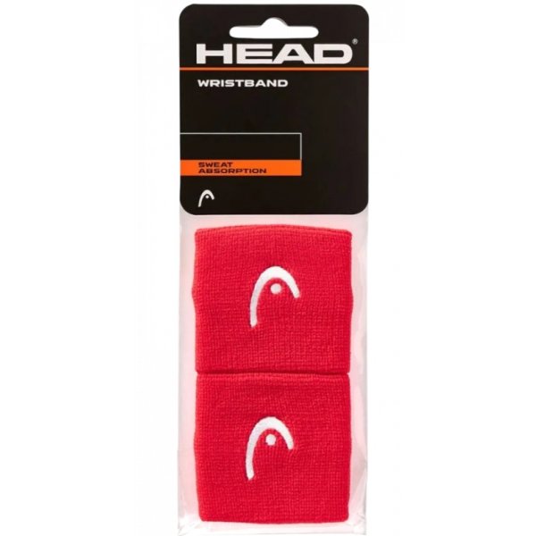 Напульсники HEAD 2,5 ширина 7см, пара, красный