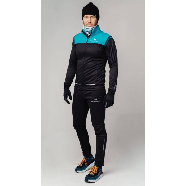 Жилет разминочный NORDSKI Pro breeze/black (46-S)