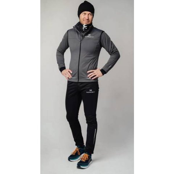 Жилет разминочный NORDSKI Pro graphite (46-S)