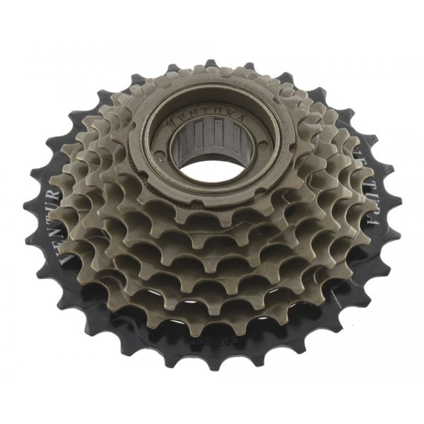 Трещотка 5 звезд, 14-28Т черно-коричн. HG-копия SHIMANO-совместимая
