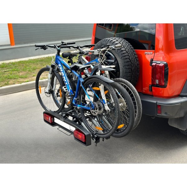 Установочный крепёж на квадрат фаркопа LUX TANDEM для велокрепления