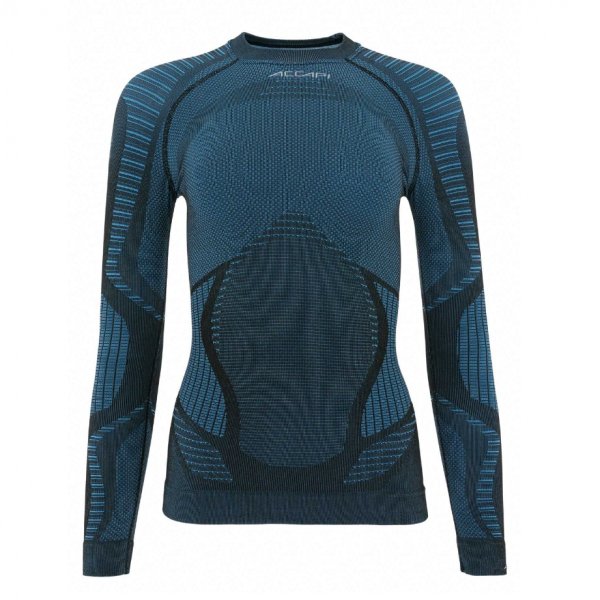 Футболка женская с длинным рукавом Accapi X-Country Long Sleeve T-Shirt W Black/Turquoise (US:XS/S)