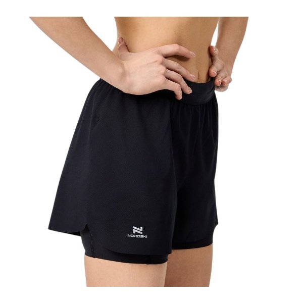 Шорты с лосинами Nordski Stayer Black W (XS)