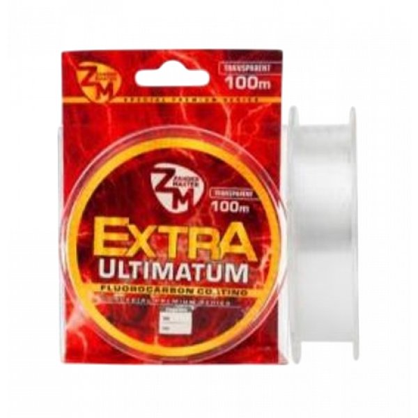 Леска ZanderMaster EXTRA Ultimatum Ø - 0,234мм, тест 8,9кг, 100м