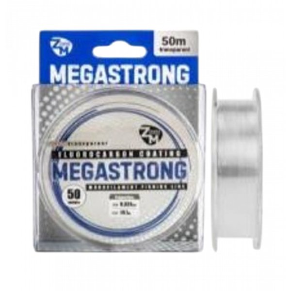 Леска ZanderMaster Megastrong. Ø - 0,128мм, тест 2,3кг, 50м
