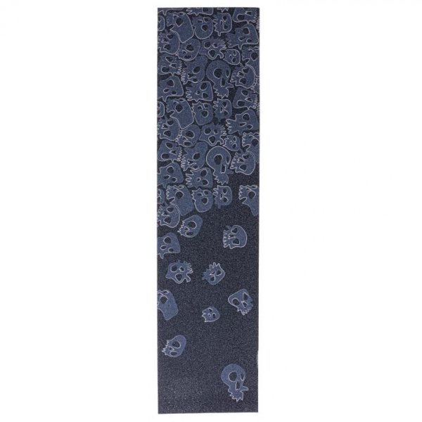 Шкурка для трюкового самоката TECH TEAM Skull, Black-Grey, 153х610 мм