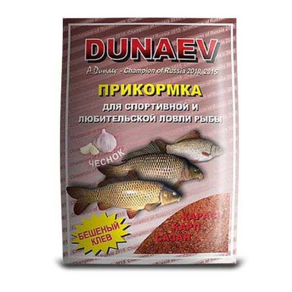 Прикормка DUNAEV КЛАССИКА 0,9кг Карп Чеснок