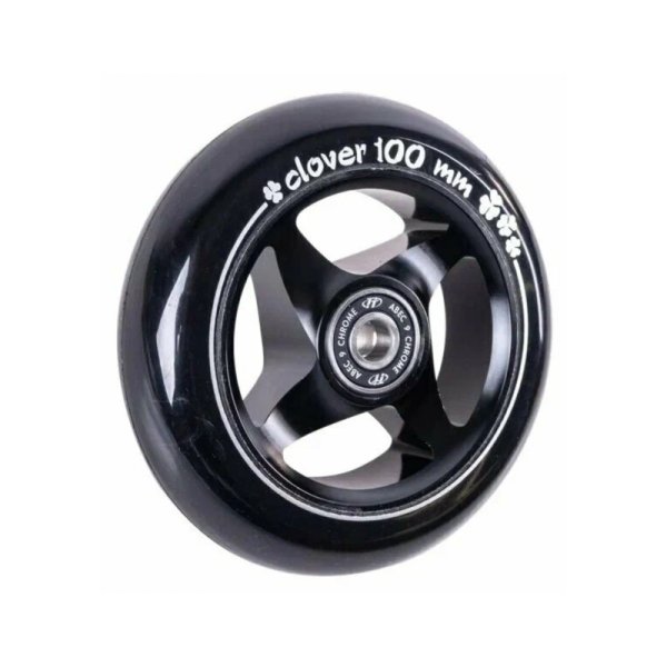 Колесо для трюкового самоката Tech Team 100*24мм Clover black