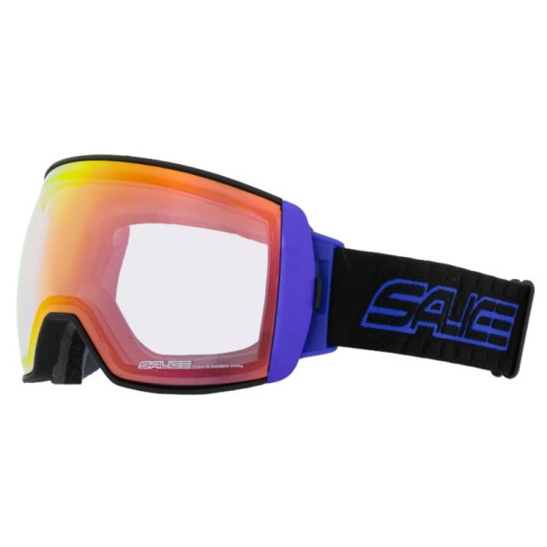 Маска горнолыжная OTG Salice 605DARWF Black-Blue/Darw Clear+Sonar S1, S2 (б/p)