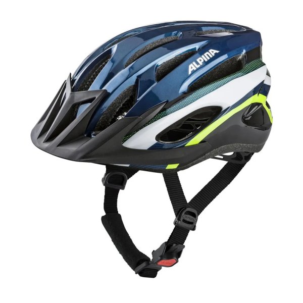 Шлем велосипедный Alpina Mtb 17 Dark Blue/Neon Gloss (см:58-61)