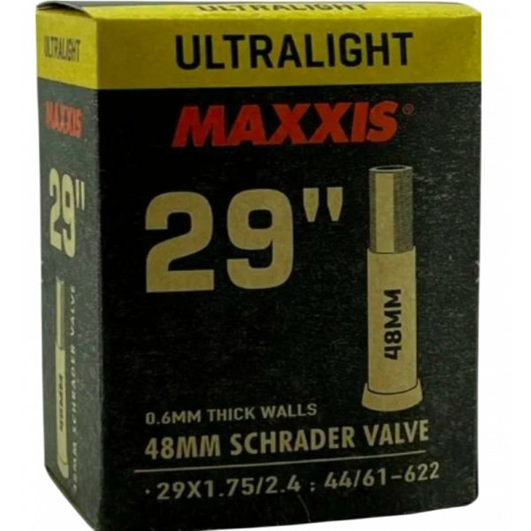 Велокамера 29 х 1,75/2,40 MAXXIS ULTRALIGHT LSV48, 0.6mm