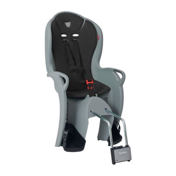 Кресло велосипедное детское на подседельную трубу Hamax Kiss Medium Grey/Black