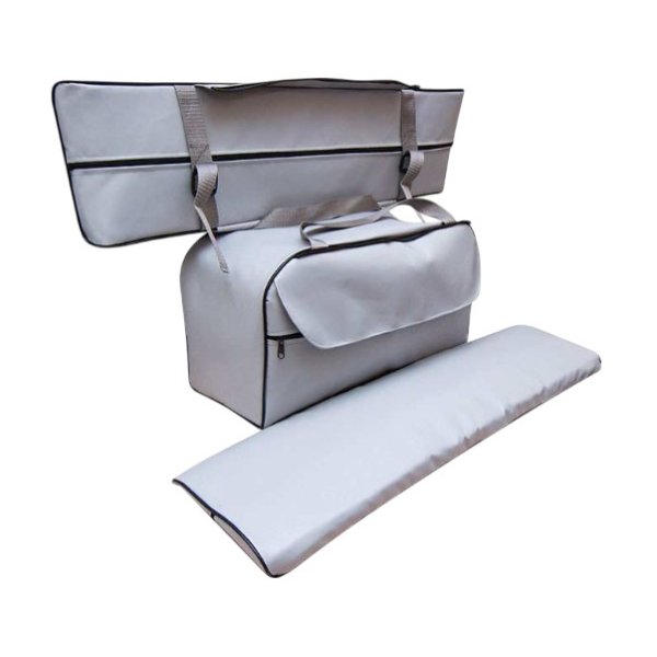 Накладка на сиденье лодки-сумка-рундук из ткани ПВХ