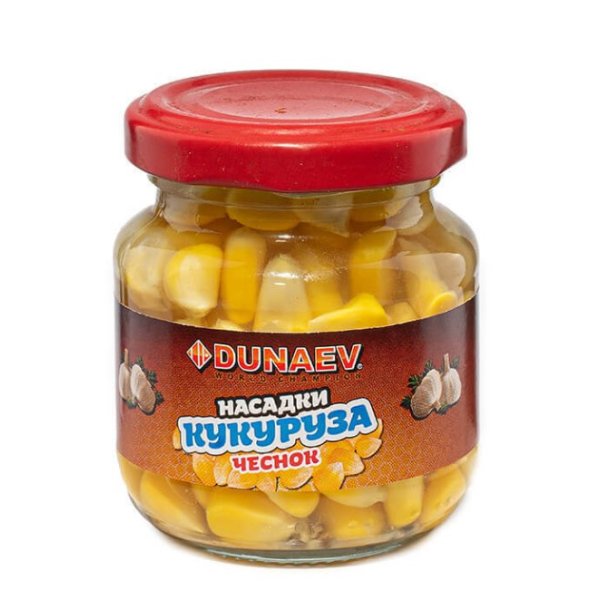 Насадка стеклобанка Dunaev Кукуруза 100мл Чеснок