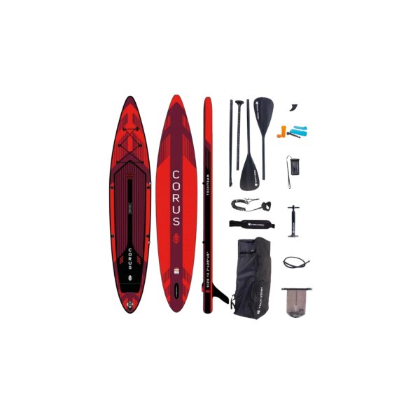 SUP доска Tech Team Corus Red 383x72x15см (12.7ft x 33 x 6)