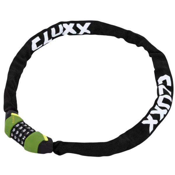 Замок противоугонный CLUXX Keeper 85C, 5х850 мм, Green/Black
