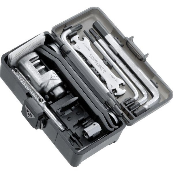 Набор инструментов TOPEAK в пластиковом ящике Survival Gear Box w/holding clamp