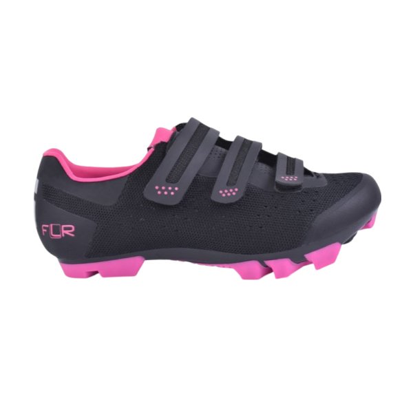 Велообувь FLR F-55 MTB р.40 Black Pink 