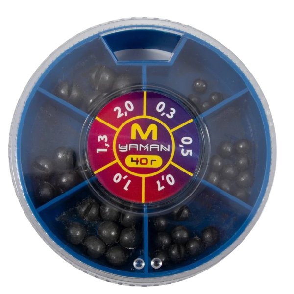 Набор грузил ЯМАН М 40 г, 0,3-2,0 г