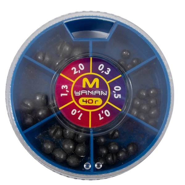 Набор грузил ЯМАН М 40 г, 0,3-2,0 г