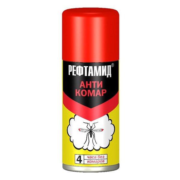 Репеллент аэрозоль Рефтамид Антикомар 100 мл