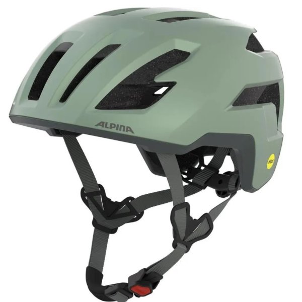 Шлем велосипедный Alpina Taunus Gravel Mips Willow-Green Matt (см:55-59)