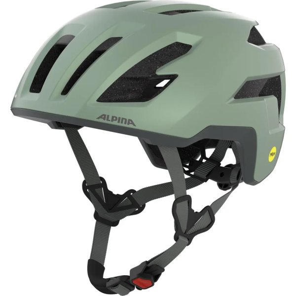 Шлем велосипедный Alpina Taunus Taunus Gravel Mips Willow-Green Matt (см:59-62)