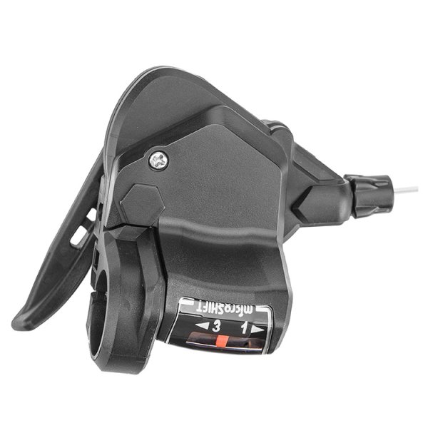 Шифтер Microshift TS-38-3L 3-х скор. с тросом 1800 мм