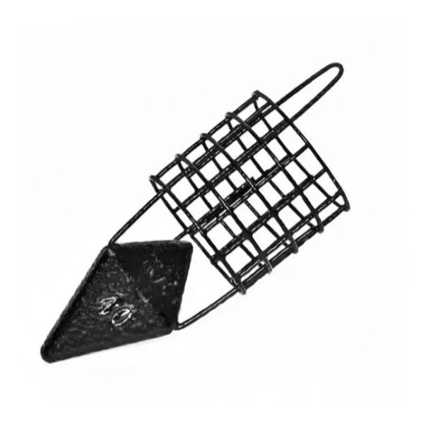 Кормушка RigPro Пуля Кристалл с жестким отводом 50 гр.