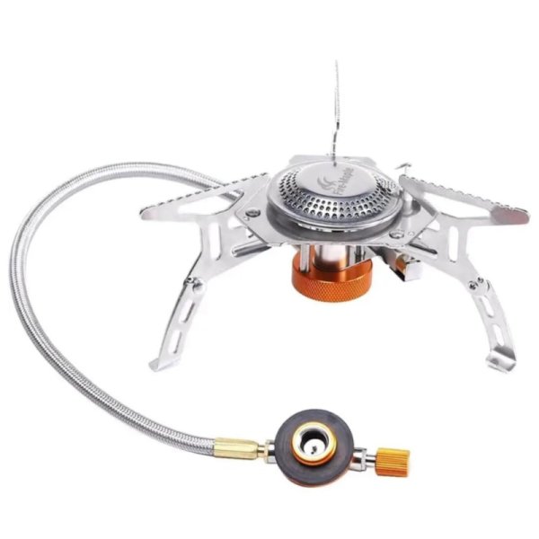 Горелка газовая Fire-Maple FMS-105, ПЬЕЗО, СО ШЛАНГОМ, 2600W, 237 г